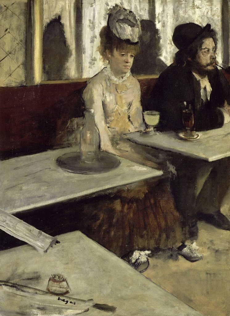 Edgar Degas, L’Absinthe, 1876-76, Musée d’Orsay, Paris, France