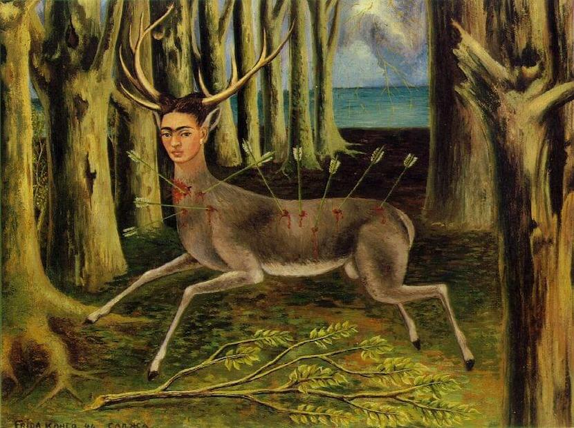 Frida Kahlo, The Wounded Deer, 1946, private collection. Fridakahlo.org.
