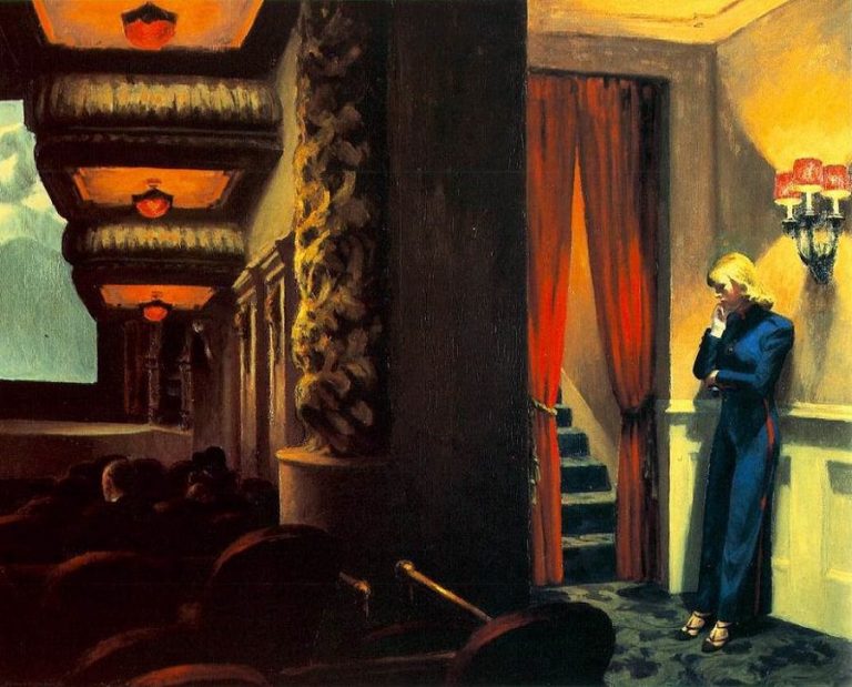 Edward Hopper, New York Movie, 1939, Museum of Modern Art, New York City, NY, USA.