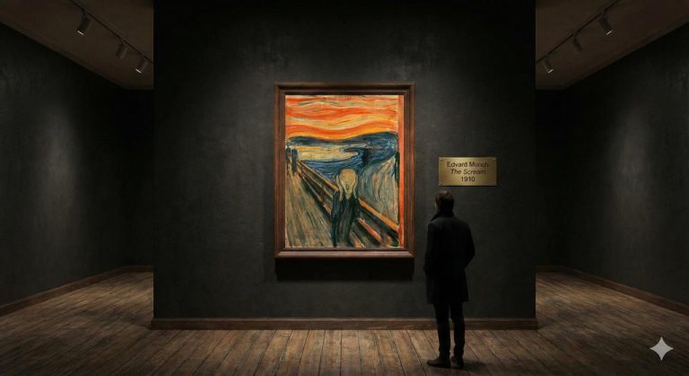 لوحة الصرخة لإدفارد مونك